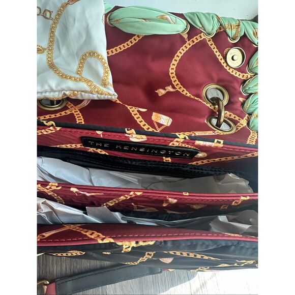 KURT GEIGER LONDON Kensington Quilted Nylon Scarf Handle Shoulder Bag $245 - Picture 8 of 9